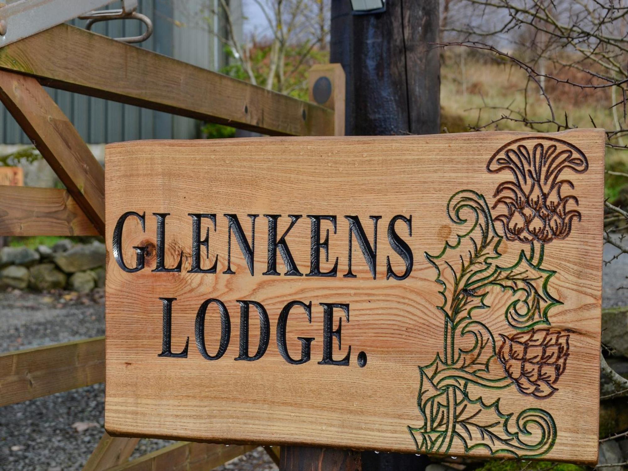 Glenkens Lodge Dalry  Buitenkant foto